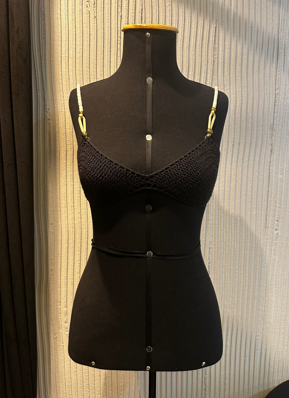 CROCHÊ OLIVIA - BLACK