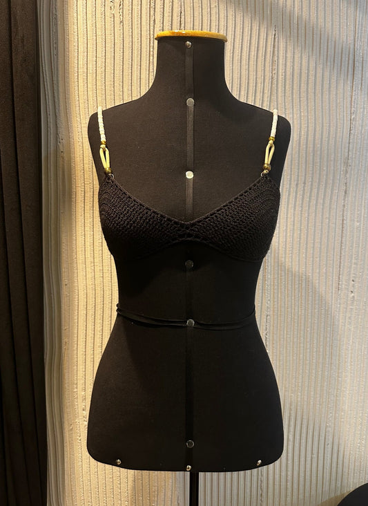 CROCHÊ OLIVIA - BLACK