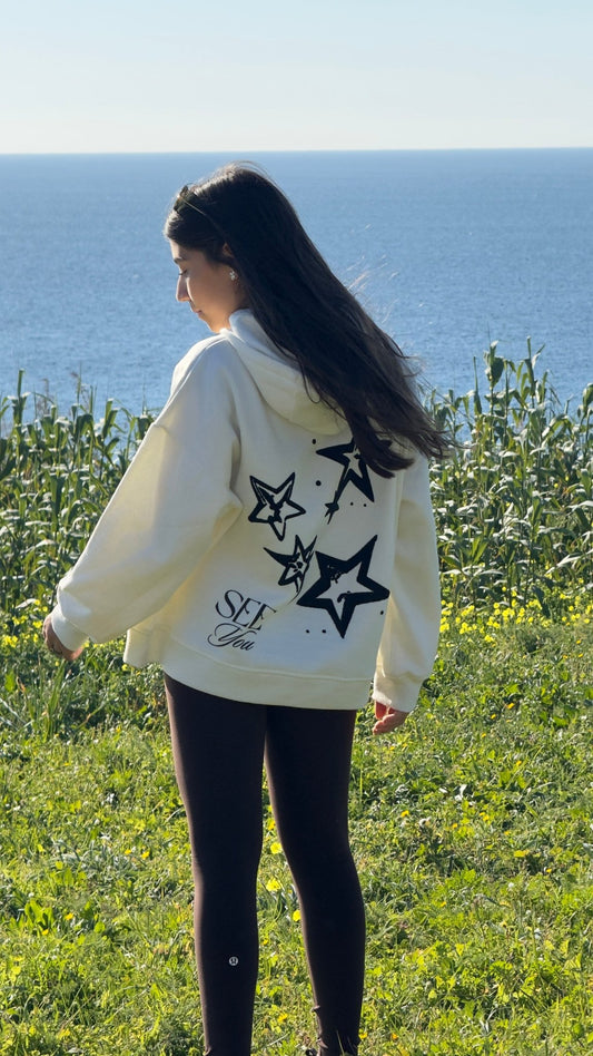 Hoodie Magic Stars ⭐️ OFF WHITE