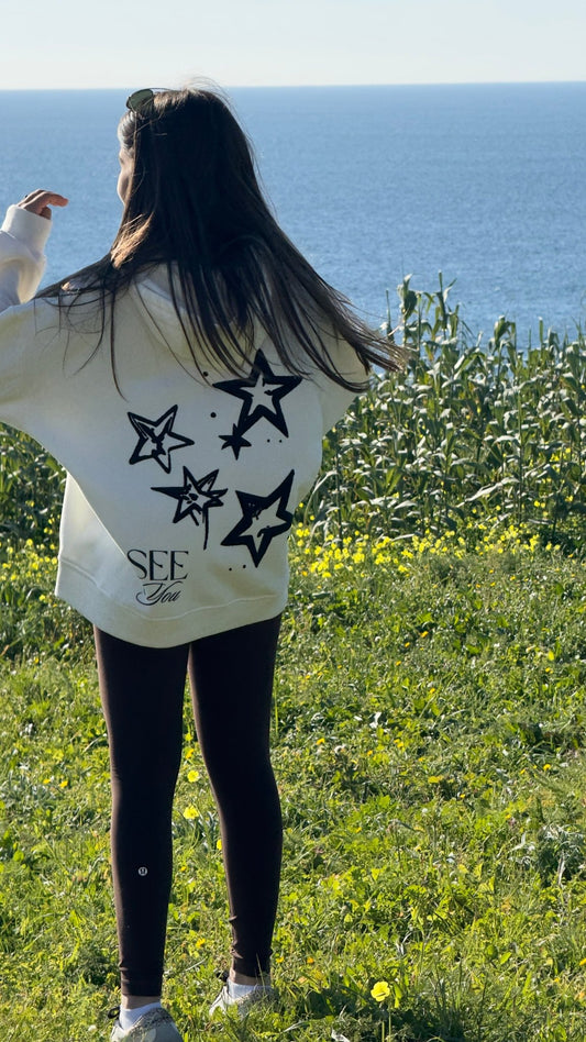 Hoodie Magic Stars ⭐️ OFF WHITE
