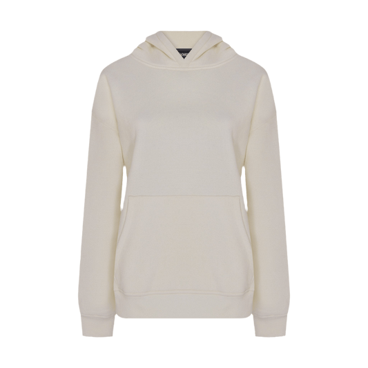 HOODIE BASIC OFF WHITE