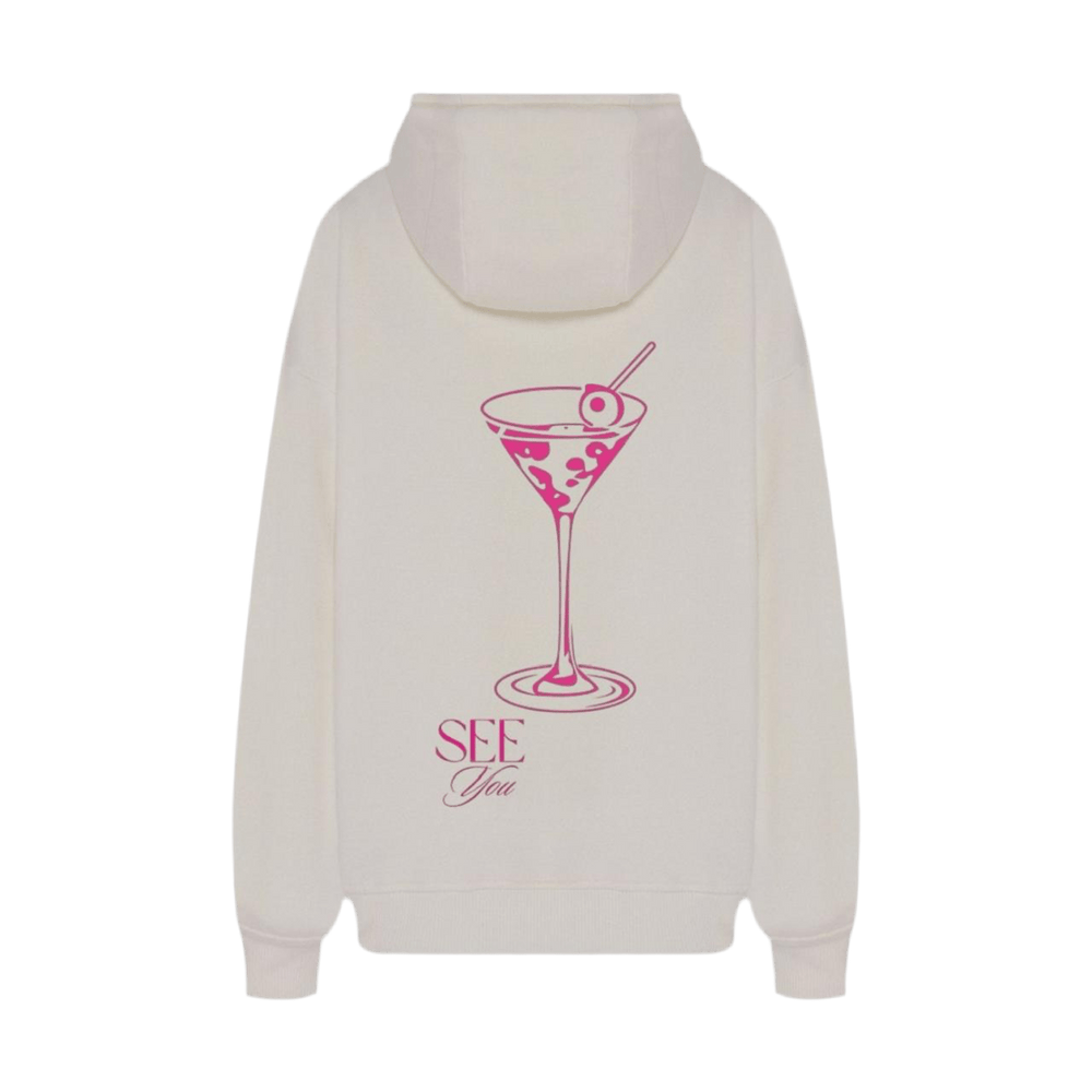 Hoodie Special Martini 🍸 OFF WHITE