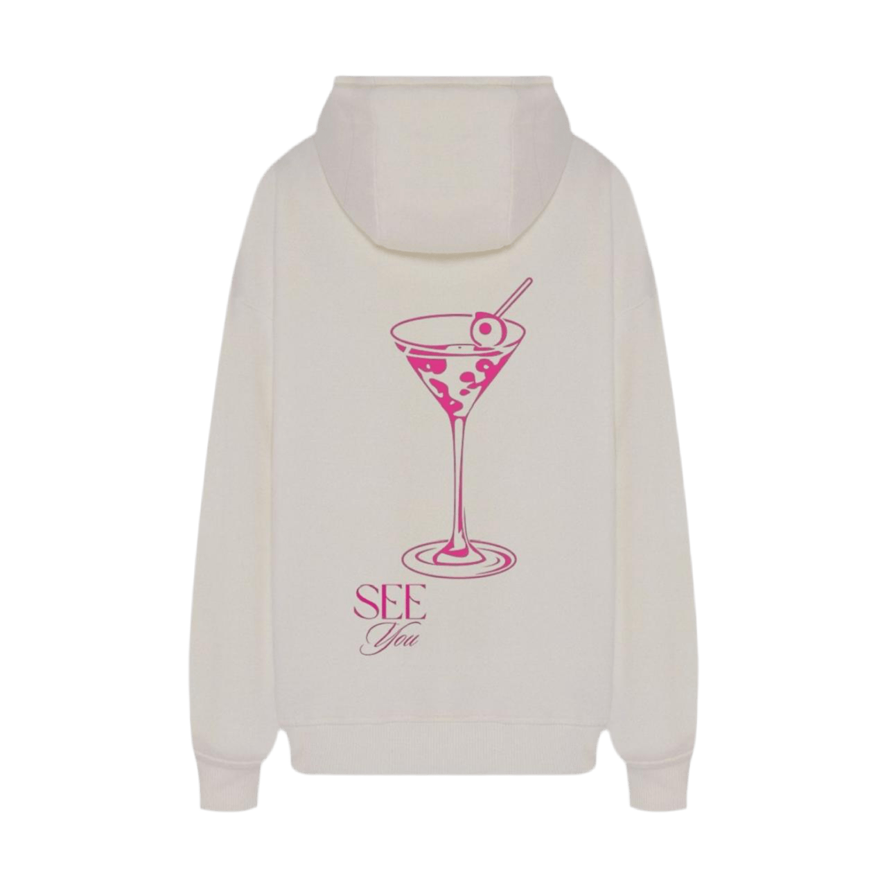 Hoodie Special Martini 🍸 OFF WHITE