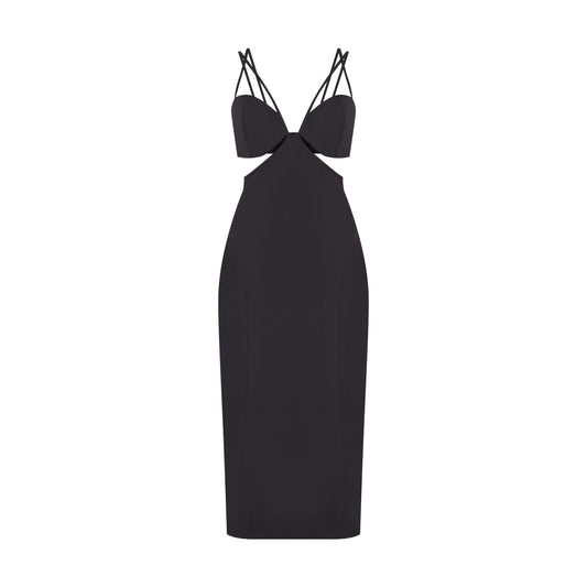 VESTIDO BEGÔNIA - BLACK